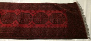 rug end - before rug blocking